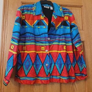 Chicos Bold Colors Jacket, size 0